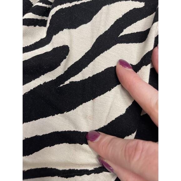 New Directions Black Tan Tank Dress Rayon Spandex Size 16 Knee Length NWT - Picture 9 of 9